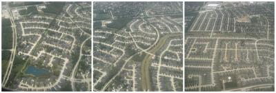 aerial photo of Houston sprawl