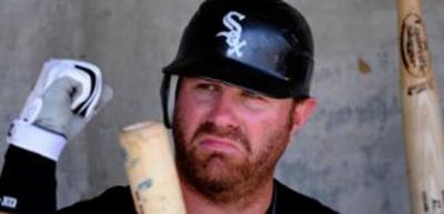 Chicago White Sox DH Adam Dunn Looking Sad