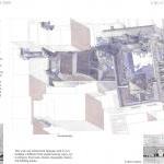 Axonometric site and building view of 