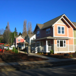 Matthei Place is a fourteen home project on a site now owned by KulshanCLT at 15th Street and Harris Avenue in south Bellingham.