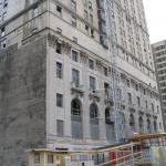 The Book-Cadillac Hotel is undergoing significant restoration by The Ferchill Group. This historic 33-story hotel opened in 1924 with 1,000 rooms at a cost of $14 million to construct. Placed along Washington Boulevard, the hotel was among many historic buildings on the &quot;Park Avenue&quot; of Detroit. The hotel closed in 1984 for restorations, but failed to reopen. The Ferchill Group is developing a 455-room Westin Hotel with the top eight floors devoted to condos. By November 2006, 50 of the 67 condos had been sold, with prices ranging from $279,500 to $1,375,000. 
