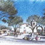 Dona Ana Historic Plaza Reconstruction - Dona Ana, New Mexico, USA