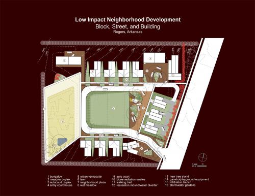 Habitat for Humanity, Green Nieghborhood Site Plan. 